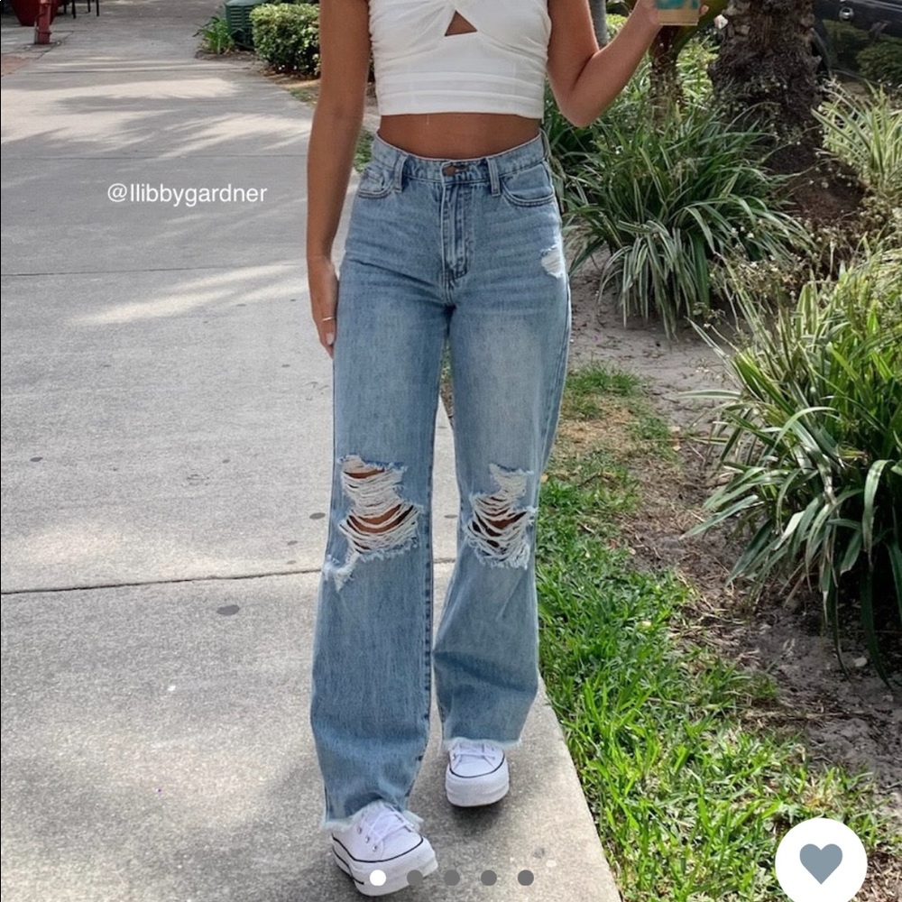 Grey bandit jeans